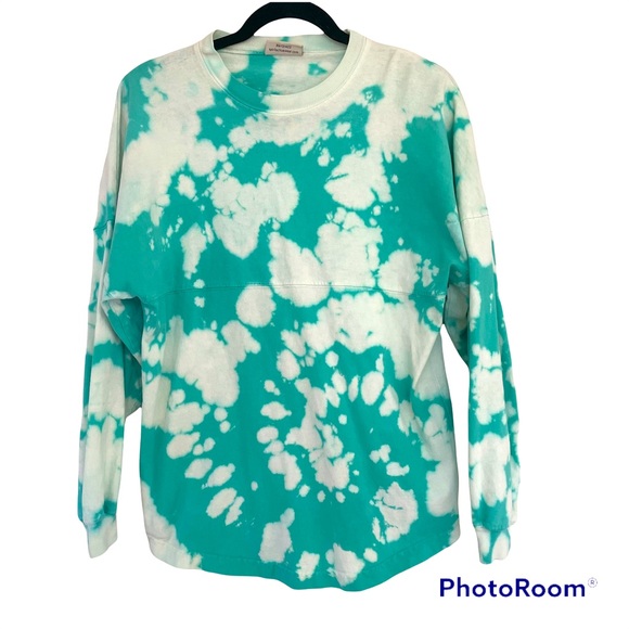 Spirit Jersey | Buffalo bleached tie dye long sleeve tee shirt - Picture 5 of 9